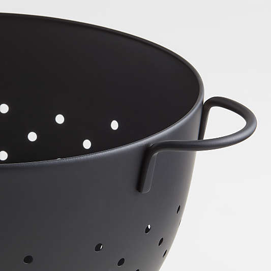 Nera Matte Black Colander