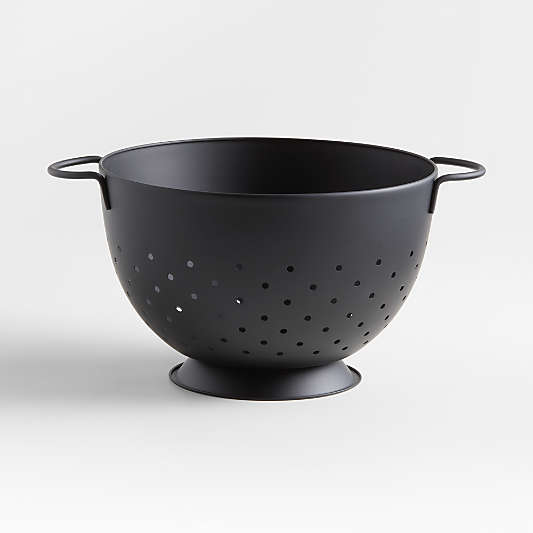 Nera Matte Black Colander