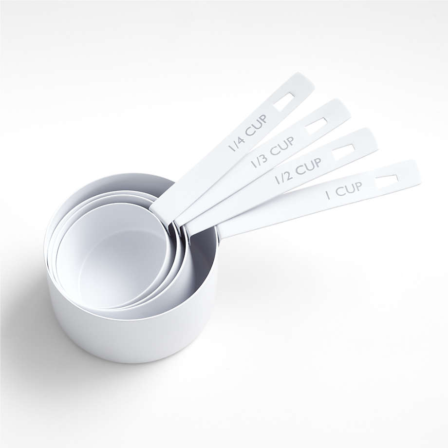 Adjustable Measuring Cup and Spoon Minimalist Space Saving Black and White  2 in 1 with tsp, tbsp, c and oz measurements - Cuchara y taza medidora