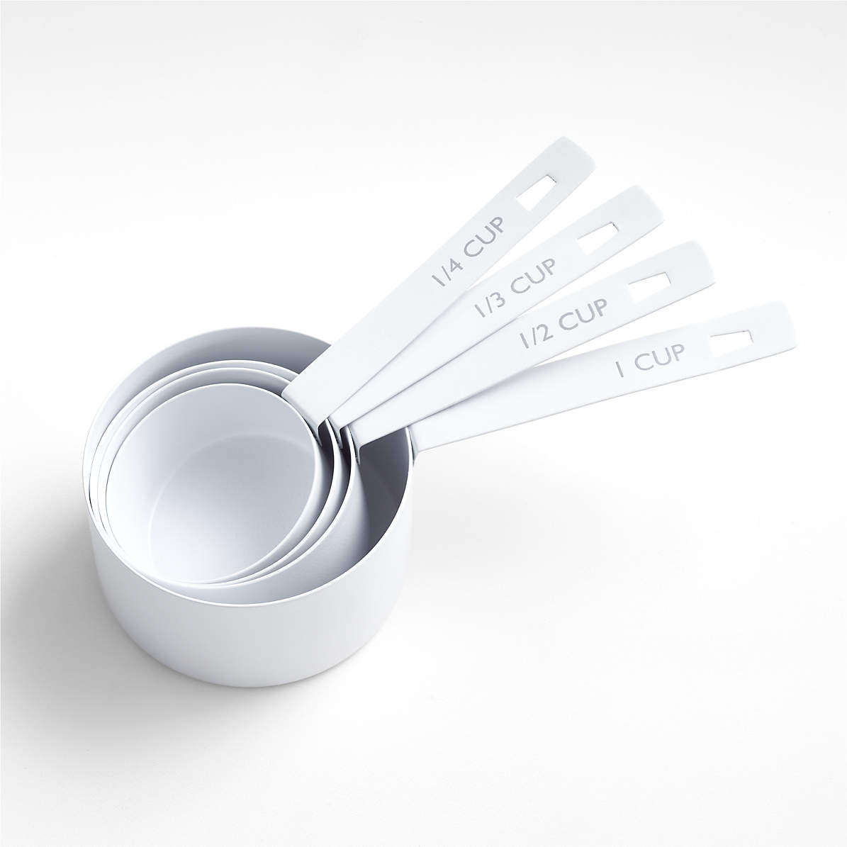 Nera Matte White Dry Measuring Cups + Reviews