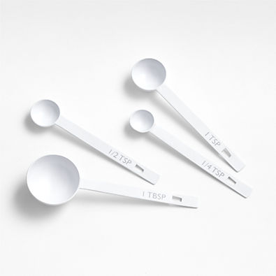 View Nera Matte White Measuring Spoons details