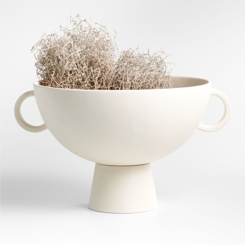 Nerida White Footed Centerpiece Bowl