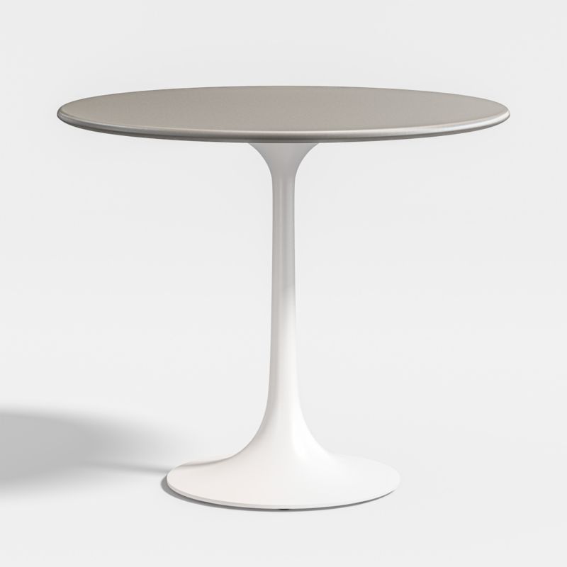 Nero 36" Concrete Dining Table with White Base - image 0 of 7