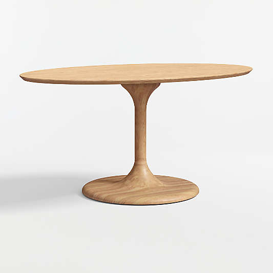 Nero Natural Wood Bistro Dining Table (36"-60")