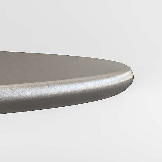 Nero 36" Round Concrete Dining Table with Matte Black Base