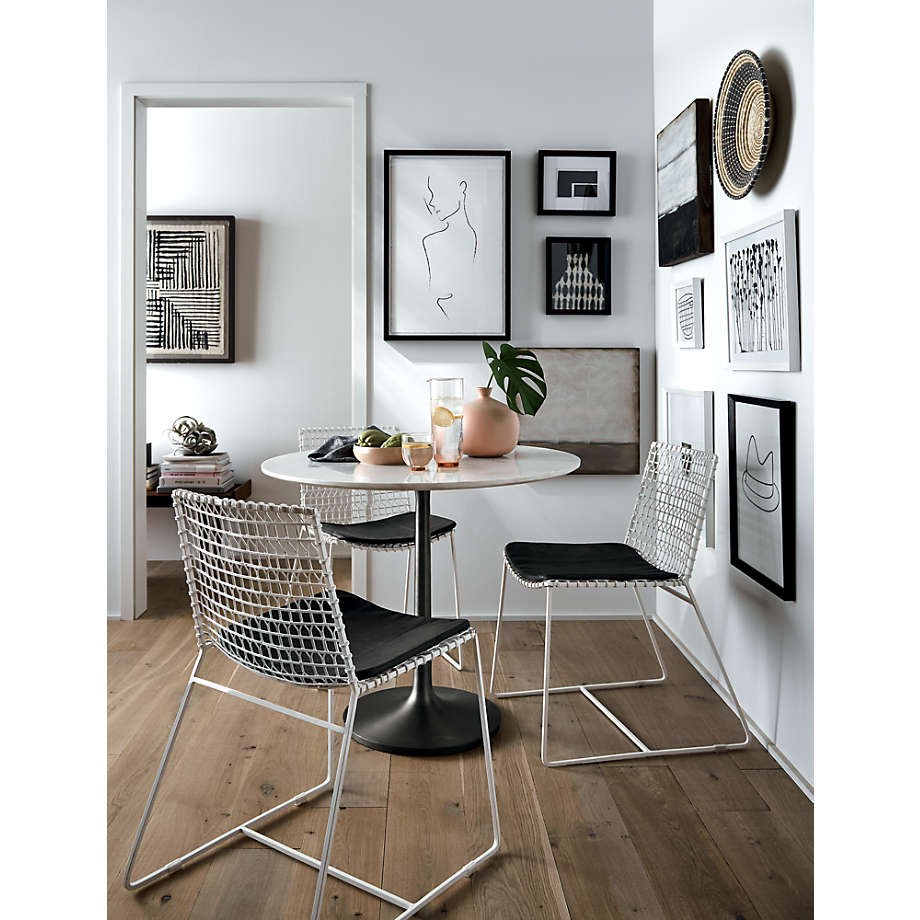 crate and barrel nero table