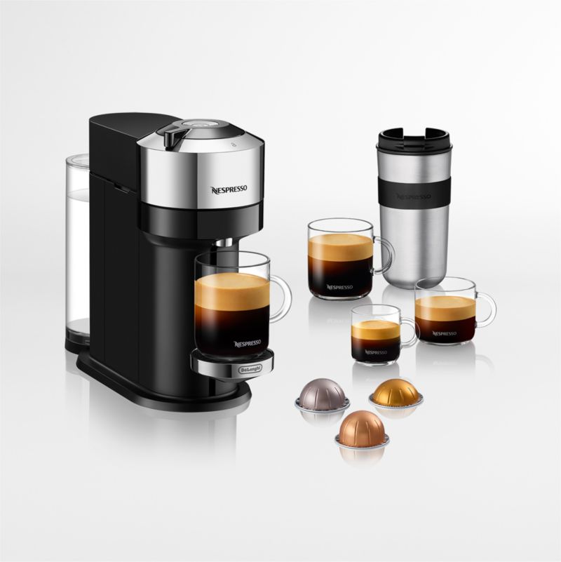 Nespresso ® by De'Longhi ® Vertuo Next Deluxe Chrome Espresso Machine - image 7 of 11