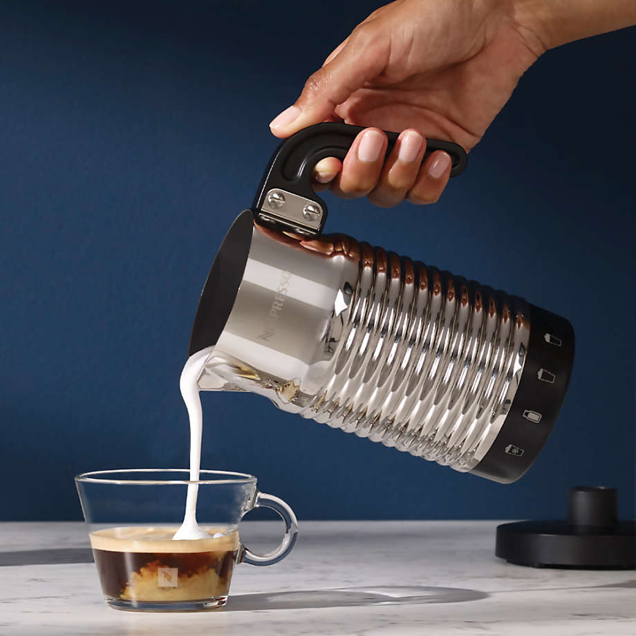 Nespresso machine milk outlet frother