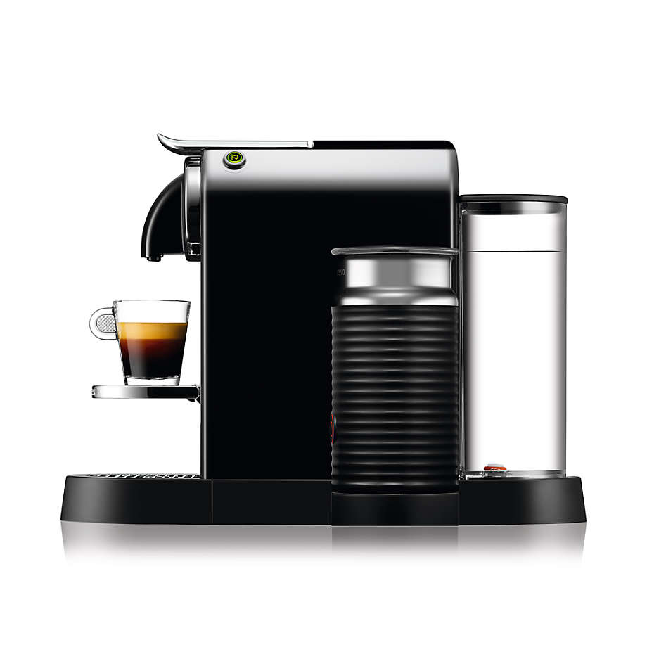 Nespresso by Citiz Black Espresso Machine with + Reviews | Crate Barrel