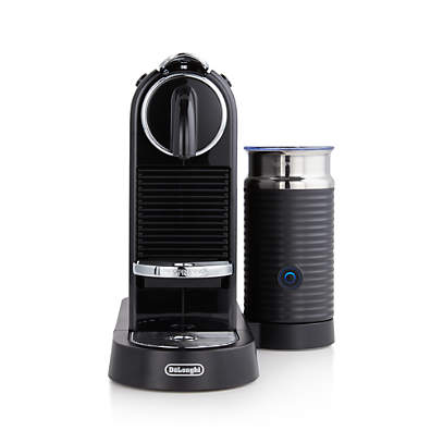 Nespresso by De'Longhi Citiz Black Espresso Machine with Milk Frother +  Reviews, Crate & Barrel