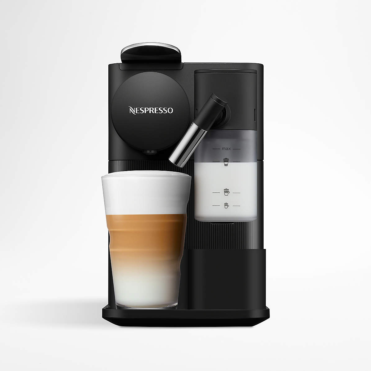 gesture yours hack Nespresso Lattissima One Black Espresso Machine by De'Longhi + Reviews |  Crate & Barrel