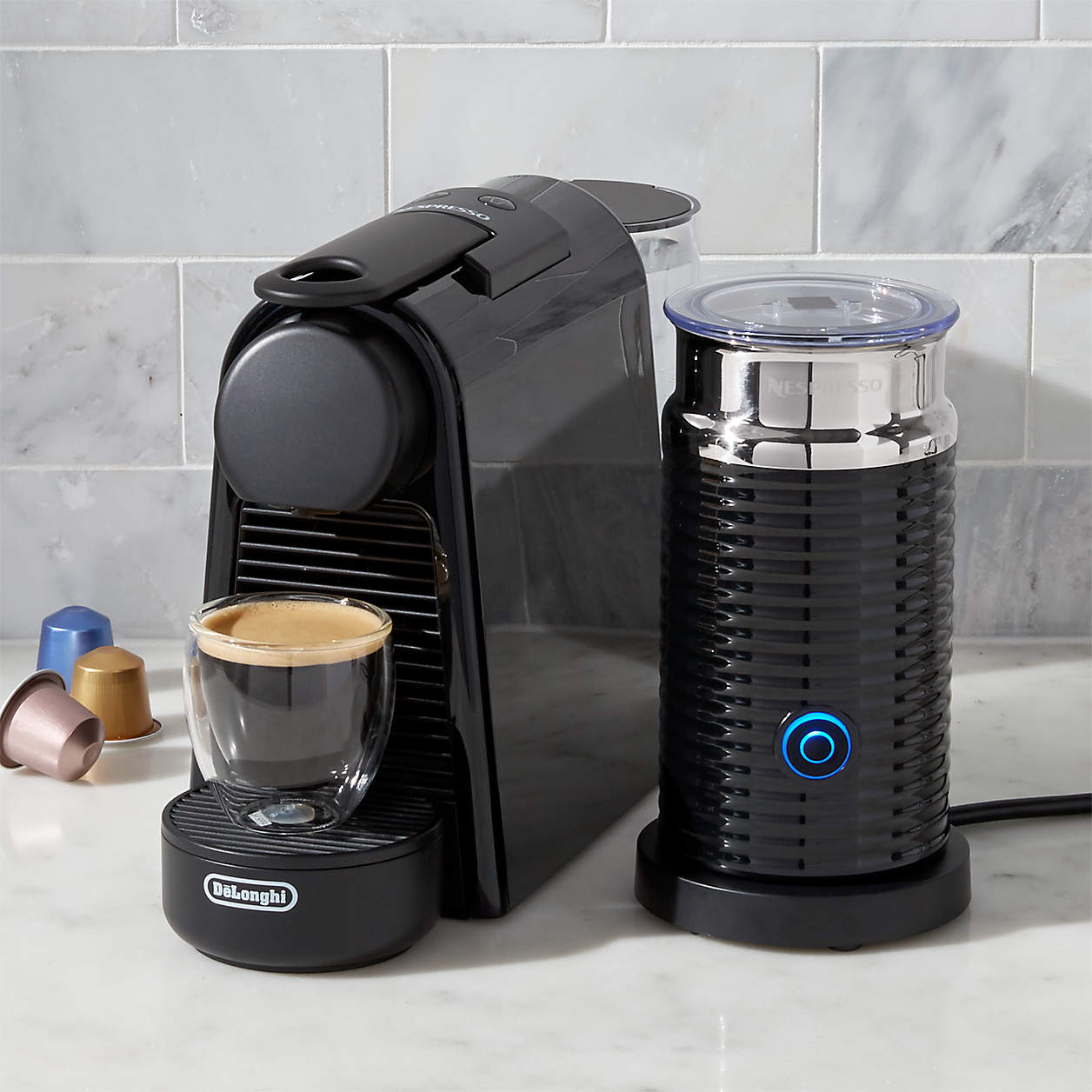 Nespresso by De'Longhi Essenza Mini Black Espresso Maker Bundle