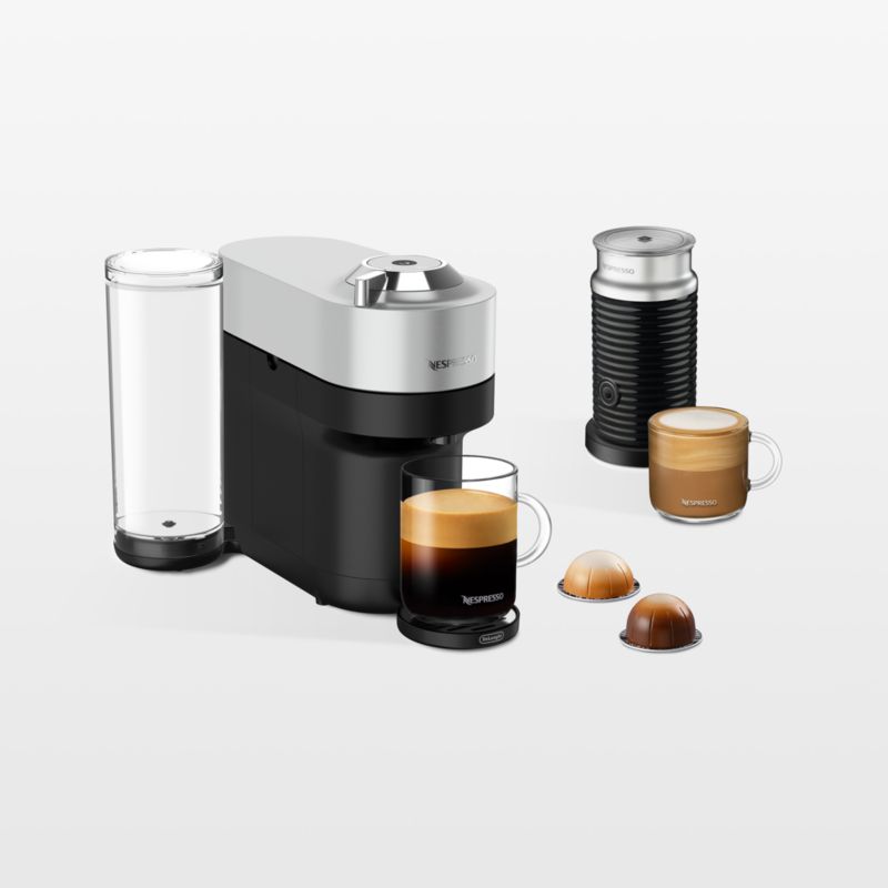 Nespresso ® by De'Longhi ® Vertuo Pop+ Deluxe Silver Espresso Machine with Aeroccino Frother - image 0 of 8