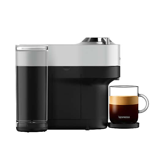 Nespresso ® by De'Longhi ® Vertuo Pop+ Deluxe Silver Espresso Machine with Aeroccino Frother