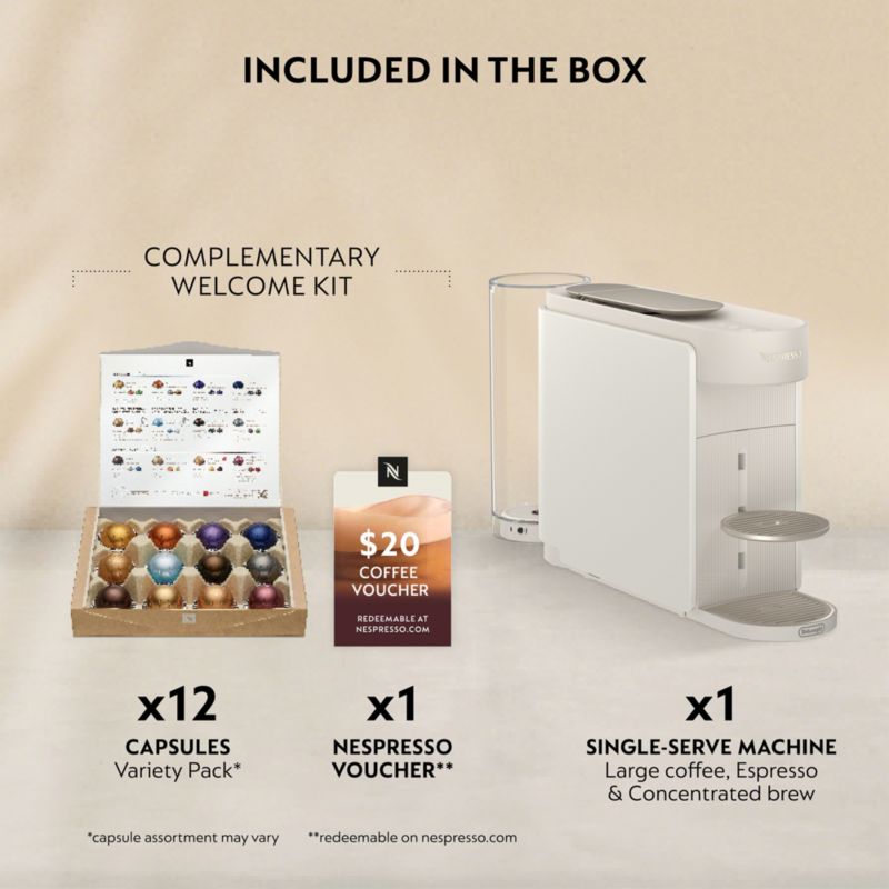 Nespresso ® by De'Longhi ® White Vertuo UP Espresso Machine - image 3 of 8