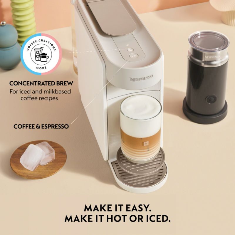 Nespresso ® by De'Longhi ® White Vertuo UP Espresso Machine Bundle - image 2 of 8