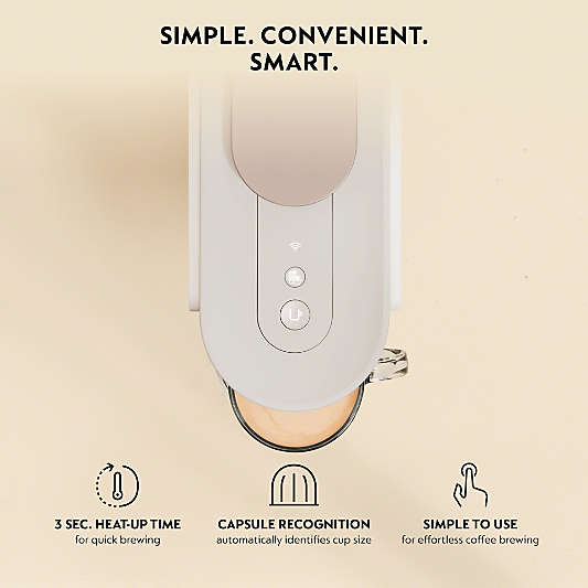 Nespresso ® by De'Longhi ® White Vertuo UP Espresso Machine Bundle