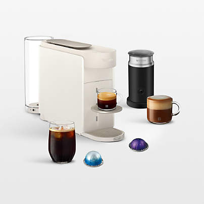 Nespresso ® by De'Longhi ® White Vertuo UP Espresso Machine Bundle