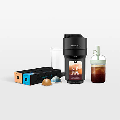 Nespresso ® by De'Longhi ® Vertuo Pop+ Black Licorice Cold Bundle Espresso Machine