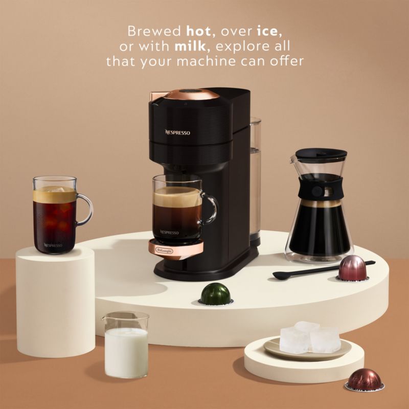 Nespresso ® by De'Longhi ® Rose Gold and Black Vertuo Next Coffee and Espresso Machine - image 3 of 13