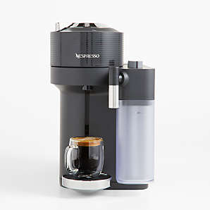 Nespresso De'Longhi VertuoPlus Coffee Maker and Espresso Machine with Aeroccino Milk Frother - Black Matte