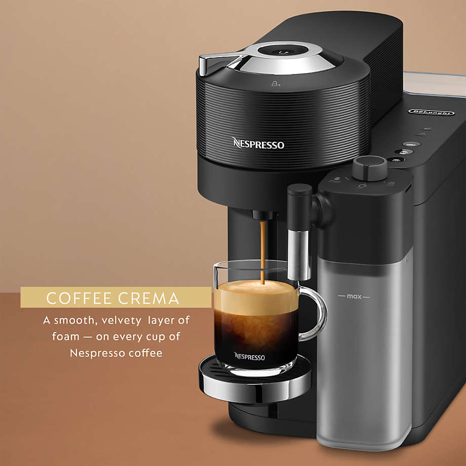 Nespresso Vertuo Lattissima Coffee & Espresso Brewing Machine with 10  Capsule Storage Capacity by DeLonghi, Black, 1-Cup