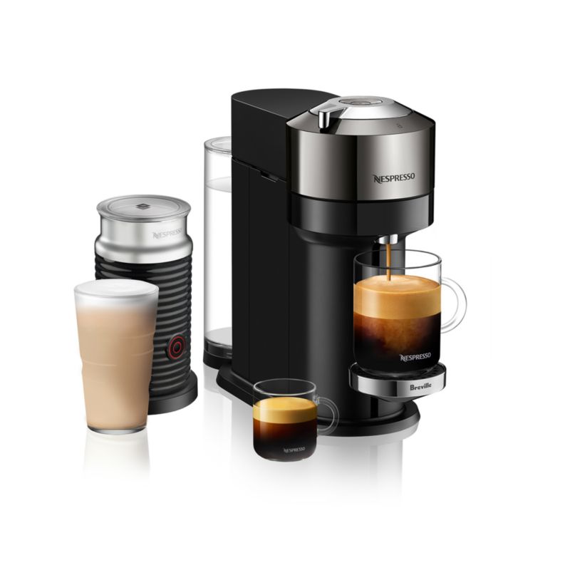 Nespresso ® by Breville ® Vertuo Next Dark Chrome Coffee and Espresso Machine with Aeroccino Frother - image 6 of 7