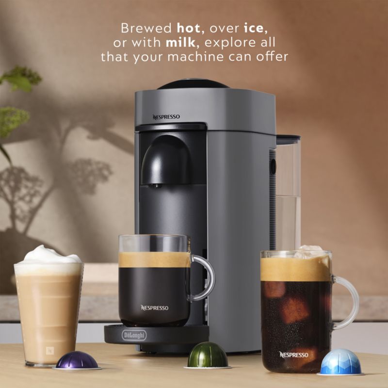 Nespresso ® by De'Longhi ® Grey VertuoPlus Coffee and Espresso Machine with Aeroccino Frother - image 1 of 9