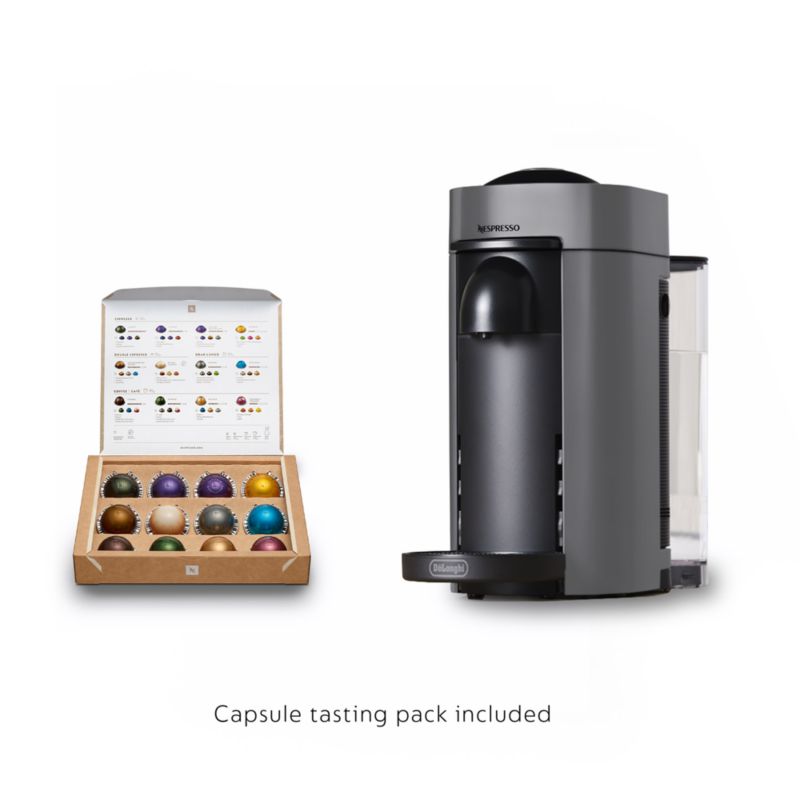 Nespresso ® by De'Longhi ® Grey VertuoPlus Coffee and Espresso Machine with Aeroccino Frother - image 4 of 9