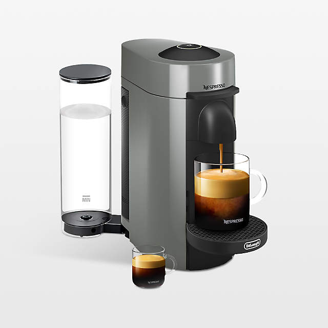 Nespresso by De Longhi Grey VertuoPlus Coffee and Espresso Machine