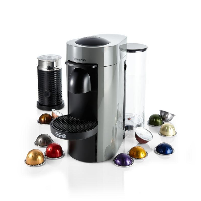 Nespresso ® by De'Longhi ® Grey VertuoPlus Coffee and Espresso Machine with Aeroccino Frother - image 7 of 9