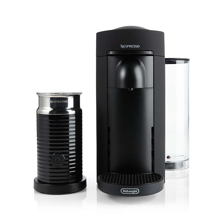 Nespresso Vertuo Plus Deluxe Coffee and Espresso Maker by De'Longhi with  Aeroccino, Black 