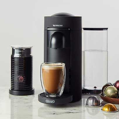 Nespresso ® by De'Longhi ® Matte Black VertuoPlus Coffee and Espresso Maker  with Aeroccino