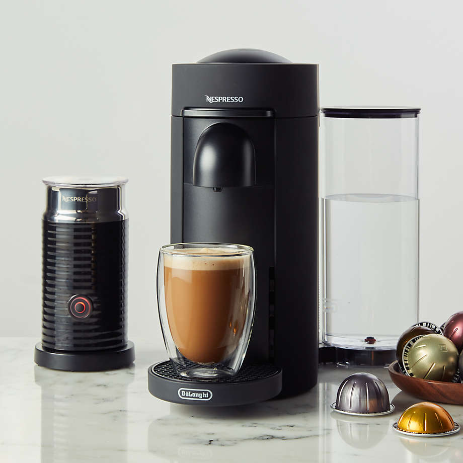 Nespresso by De'Longhi Matte Black VertuoPlus Coffee and Espresso Maker with  Aeroccino + Reviews