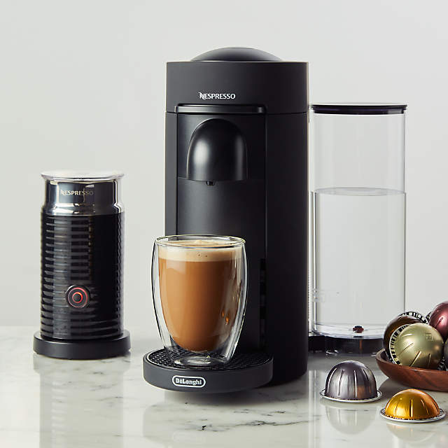 Nespresso Vertuo Next Coffee and Espresso Maker by De'Longhi, Limited  Edition Matte Black with Aeroccino Milk Frother