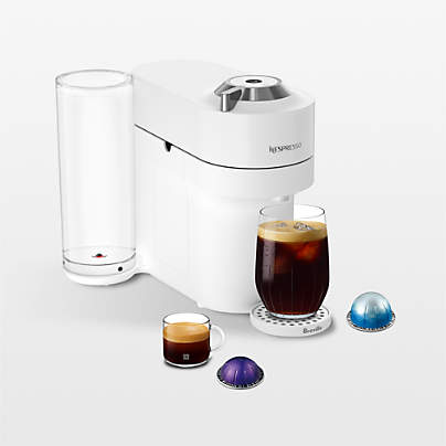 Nespresso ® by Breville ® Vertuo Pop+ Deluxe Espresso Machine in White