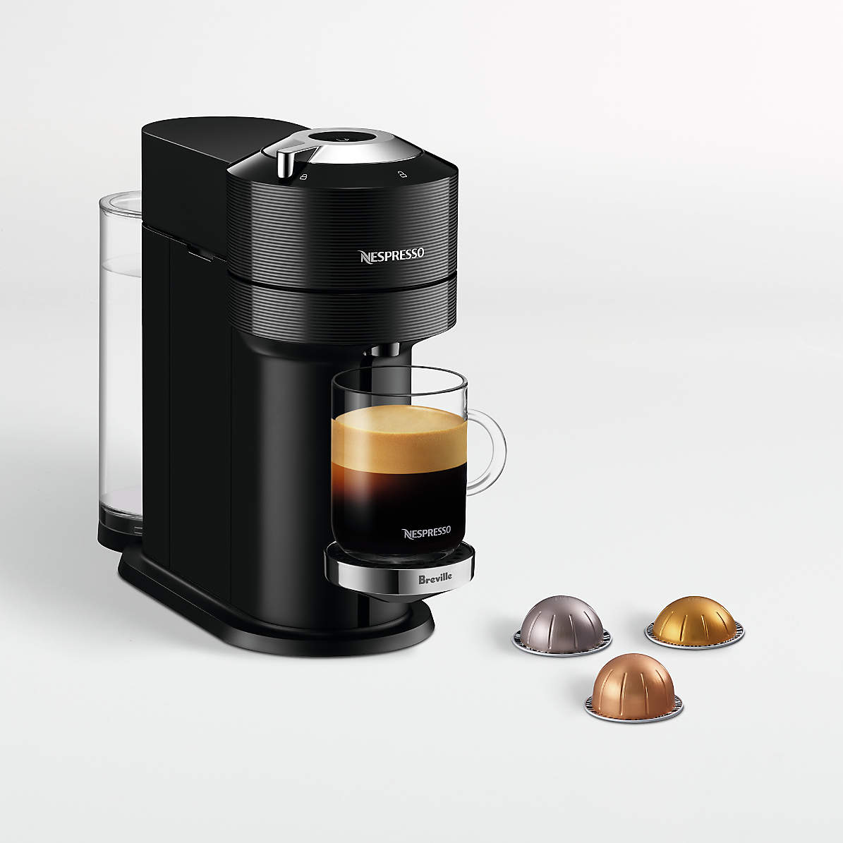 Nespresso by Breville Classic Black Vertuo Next Premium Coffee and 