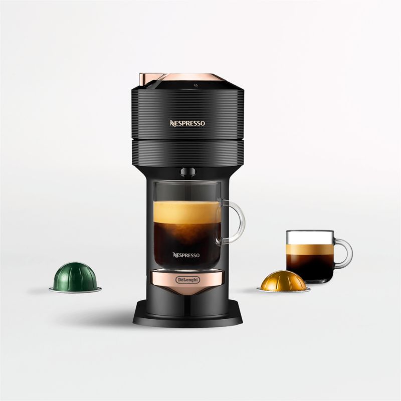 Nespresso ® by De'Longhi ® Rose Gold and Black Vertuo Next Coffee and Espresso Machine - image 10 of 13