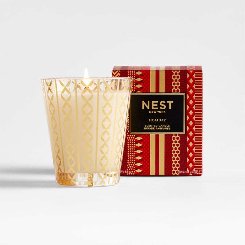 NEST New York Holiday Scented Candle + Reviews Crate & Barrel