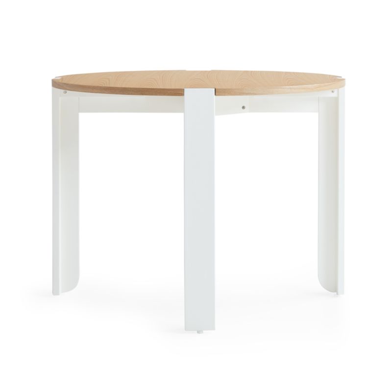 Nesting White and Natural Wood Kids Play Table - image 7 of 11