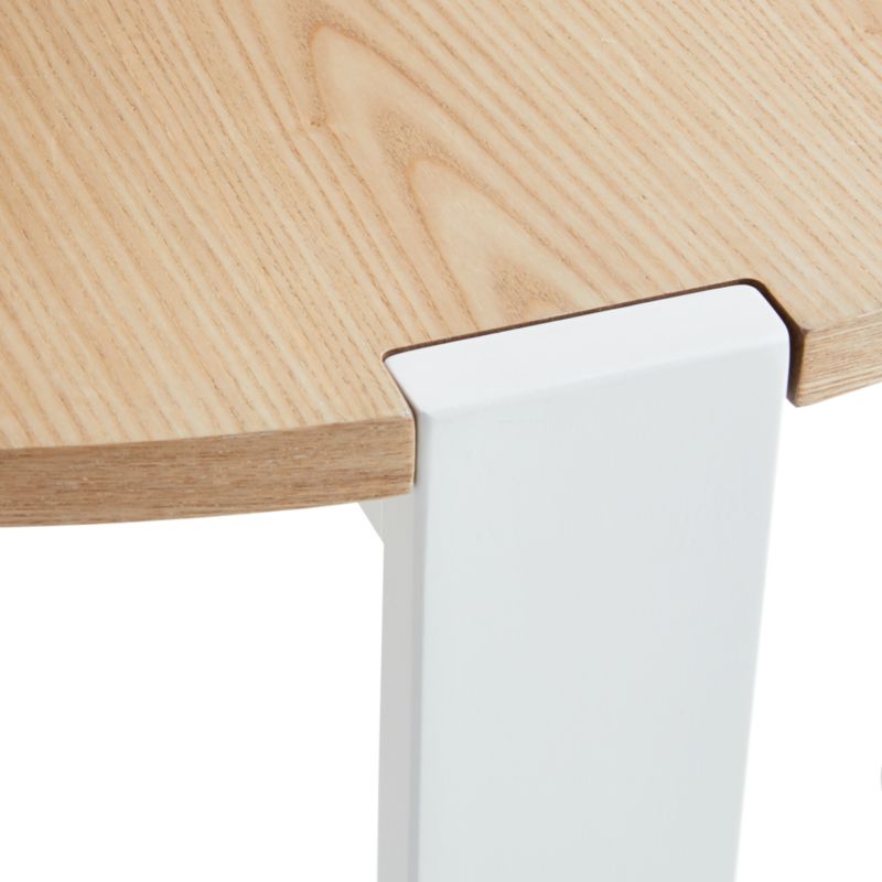 Nesting White and Natural Wood Kids Play Table - image 5 of 11