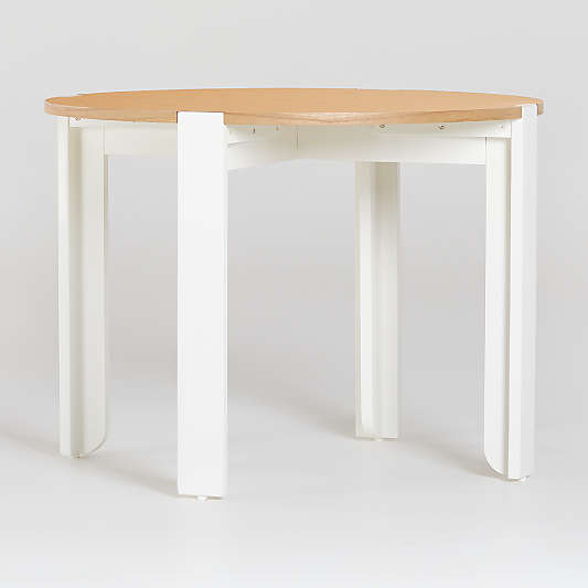 Nesting White and Natural Wood Kids Play Table