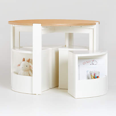 Crate and store kids play table