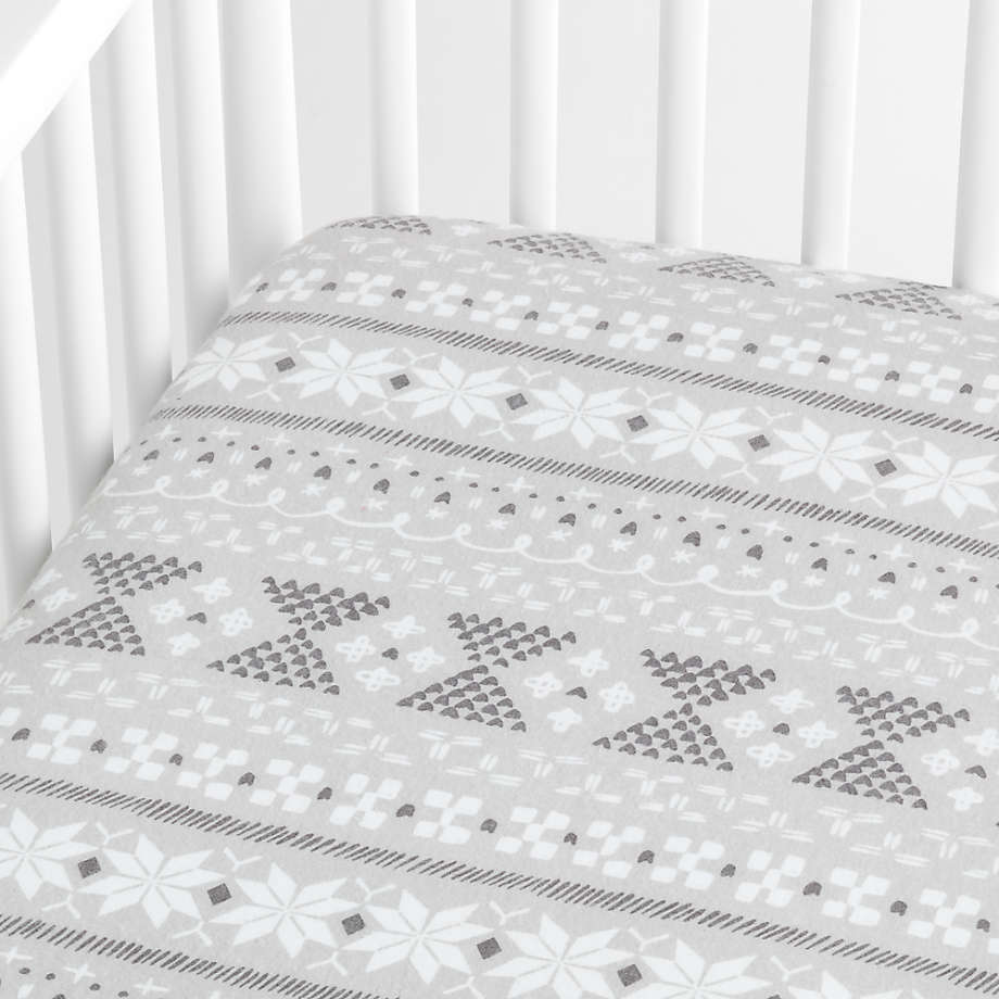 flannel crib fitted sheet