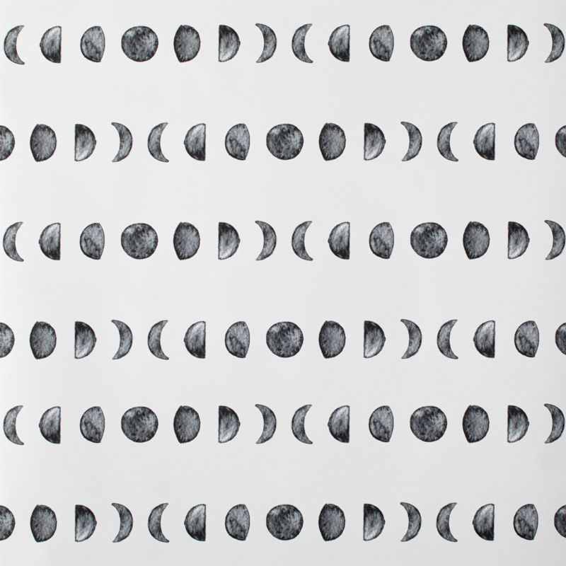 Chasing Paper Black and White New Moon Removable Wallpaper 2'x12' - image 5 of 14