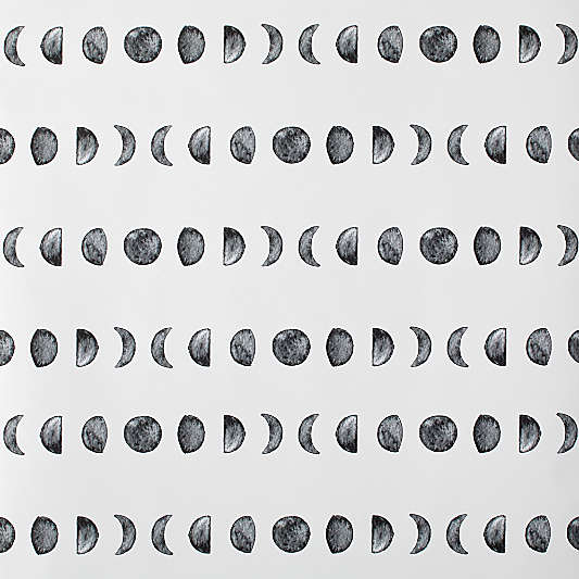 Chasing Paper Black and White New Moon Removable Wallpaper 2'x8'