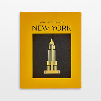 "Trope New York" Leather Home Decor Book