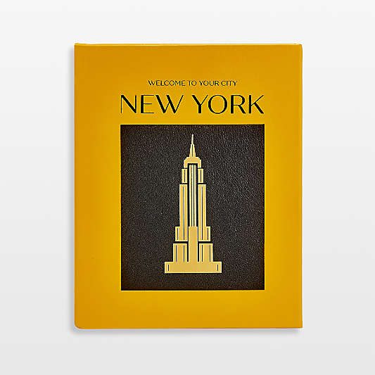 "Trope New York" Leather Home Decor Book