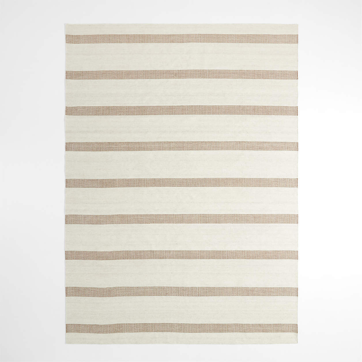 Newport Performance WoolBlend Handwoven Brown Area Rug 9'x12' Crate