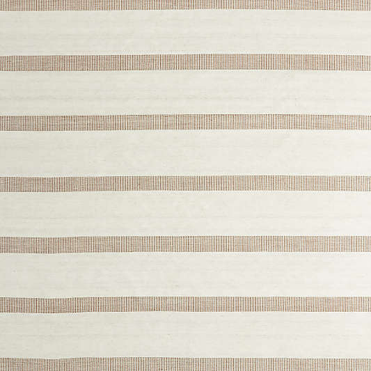 Newport Performance Wool-Blend Handwoven Brown Area Rug